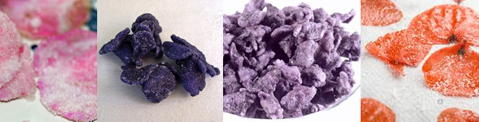 les belles fleurs cristalisee